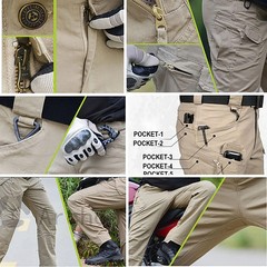 US Men Tactical Cargo Pants Soldier Straight-fit Work Combat Trousers Outdoor