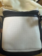 COACH White Nylon Leather Trek Backpack Authentic Women’s Backpack F72018