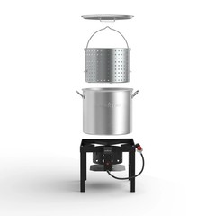 Camp Chef 80-qt Boil Pot with 1 -Burner Propane Electronic Stainless stee|119455