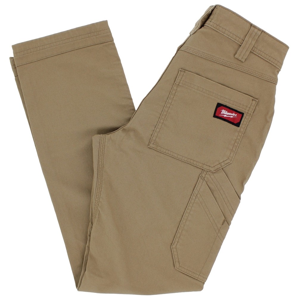 Milwaukee Men’s Work Pants, 7-Pocket, Reinforced Kick Plate, Triple Stitch