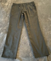 110- HAGGAR In Motion Slim Fit WPL 386 Men’s Dress Pants Size 34×29 Gray