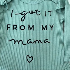 I Got It From My Mama Floral Baby Outfit 0–3M | 3-Piece Set