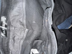 Valabasas Black Cargo Jeans Size 34 | Multi Pocket Designer Denim | Frayed Hem