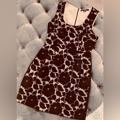 XXI Floral Lace Overlay Cocktail Dress with Nude Color Lining. Size Small