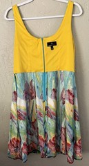 Ronni Nicole Dress Women’s Sz 10 Sleeveless Floral A-line Dress Floral Hawaiian