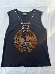 Harley Davidson Bike Week Daytona Beach 2020 Rhinestone Chain Front Tank Top Bla