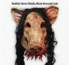 Generic Spooky Animal-Themed Mask – Adult Costume Accessory 1-pack