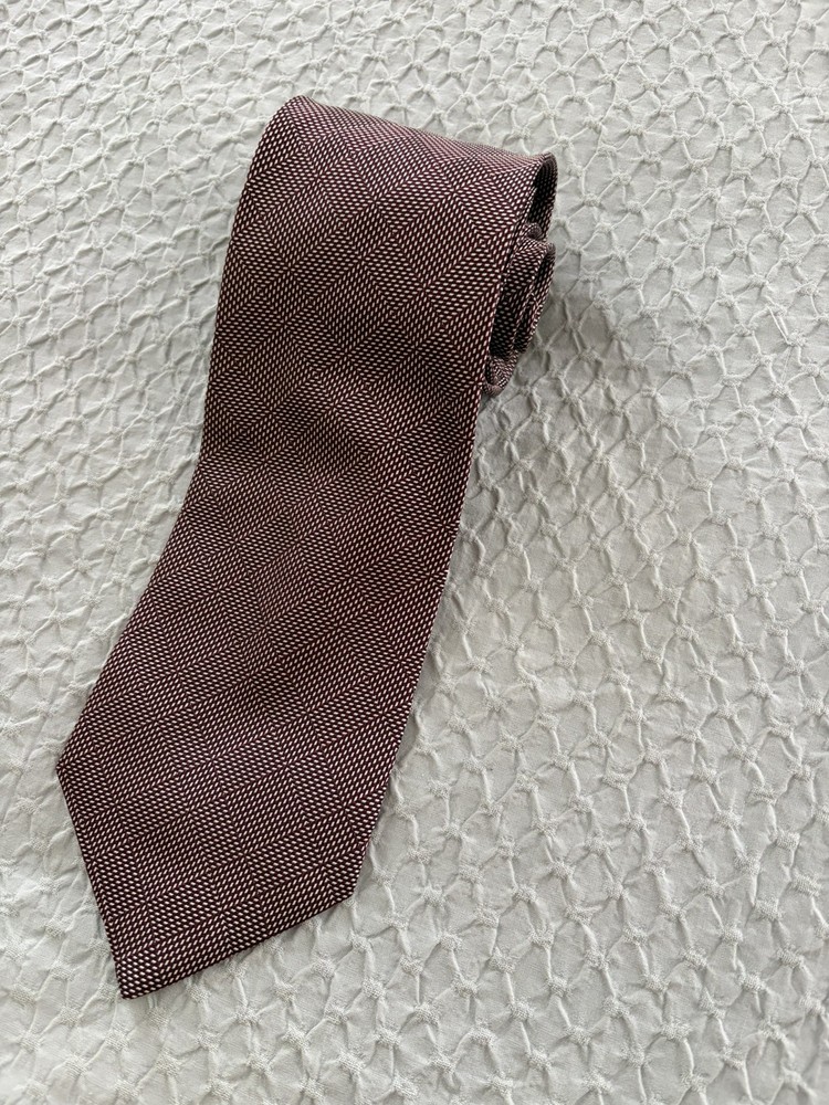 NWOT Authentic RALPH LAUREN Purple Label England Made Silk Neck Tie Excellent