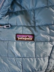 Patagonia Women’s Nano Puff Hoody Sz M Blue (EUC) Gorpcore