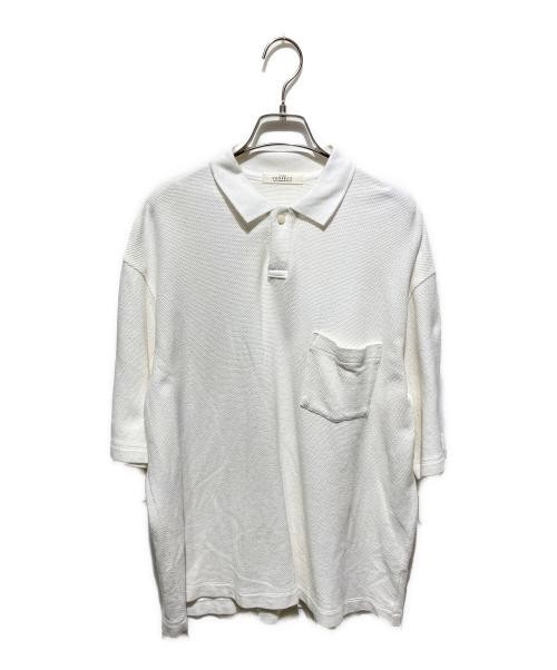 Confect Men’s White Moss Stitch Big Polo Shirt L Casual Short Sleeve