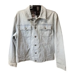 NWT True Religion Jesse Trucker Denim Jacket Light Blossom Wash Men’s large