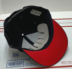 NEW Snap On Tools Hat FLATBILL Baseball Cap Black w/Red Embroidered Logo