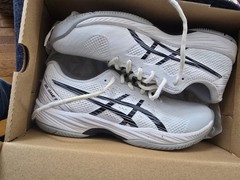 ASICS Gel-Game 9 White Black Men’s Tennis Low Top Sneaker Mesh