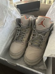 Jordan Air Jordan 5 Retro SE Craft Light Orewood Brown Gray/Orange FD9222-180