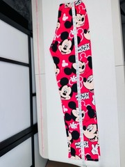 Disney Mickey Mouse Women’s 3pc Outfit Set T-Shirt Pants Shorts Pink