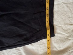 NWOT Eileen Fisher Linen Trouser W/Pleats, Cuffs, Zip Up and Pockets. Black Sm
