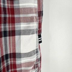 Nautica Men’s button-down plaid shirt red white and blue Size XL 2-62