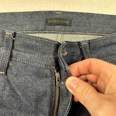 Uniqlo Jeans Mens 30×31 Dark Indigo Selvedge Kaihara Japanese Denim Slim