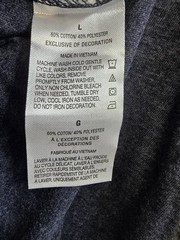 Nautica Regular Fit Pajama Long Sleeve T-Shirt Men’s L Navy Crewneck Pullover