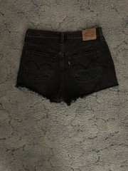 Levi’s 501 Women’s Black Denim Cut-Off Shorts Size XX Regular Fit Mid Rise