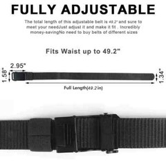 Men’s Military Tactical Belt Adjustable Buckle Gun Belt Quick Release Nylon Belt