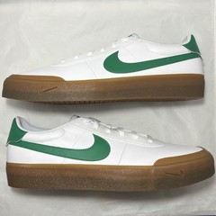 Nike Court Shot White Green Mens Size 12 Malachite Gum Skate Shoes Sneakers