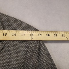 SPADA Roma Sport Coat Men 44 (EU 54) Wool Polyamide Knit Surgeon Cuff Italy Made