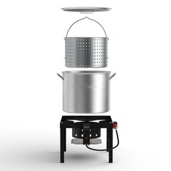 Camp Chef 100-qt Boil Pot with 1 -Burner Propane Electronic Stainless ste|119067