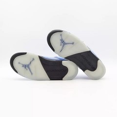 Nike Air Jordan 5 University Blue Mesh Panel Classic Retro Athletic Trainers For