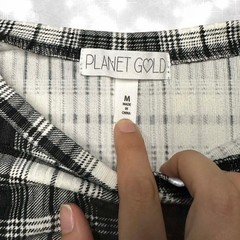 Alt style babydoll goth plaid long sleeve mini/midi dress