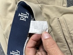 lauren ralph lauren khaki pants 38×30 cotton nylon spandex mix black label