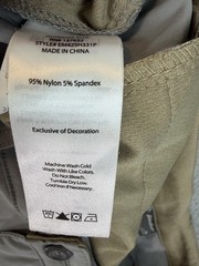Eddie Bauer Cargo Shorts Mens 34 Gray Nylon Spandex Stretch 10 Inseam Outdoor