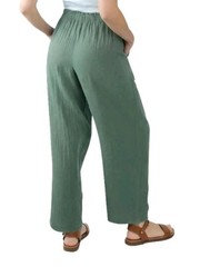 COLDWATER CREEK LADIES’ COTTON GAUZE PULL-ON PANT