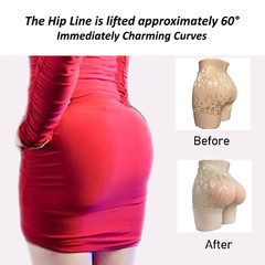 BIMEI 1000g Self-Adhesive Silicone Padded Women Butt Hip Up Padded Enhancer