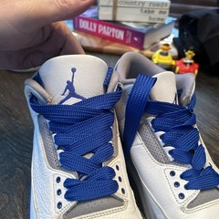 Nike Air Jordan 3 Retro Racer Blue – White/Black/Cmnt Grey/Racer Blue- Size 11.5