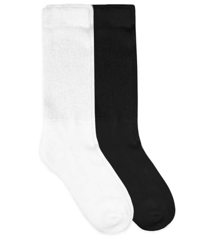 Carolina Ultimate 80% Cotton Non-Binding Crew Socks Slightly Irregular 6 Pair