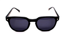 RIVET & SWAY MATCH POINT 315-01 SUNGLASSES SHINY JET BLACK 49-19-140