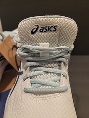 Asics Womens Gel-Game 9 Pickleball Sneakers White/Indigo 1042A243-100 Sz 8 NEW