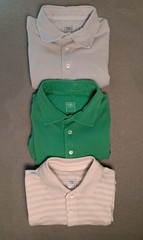 3 Fedeli Polo Shirts Mens EU 54 (US L-XL) Organic Cotton Italy Knit Multicolor