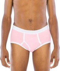 American Apparel Men’s Baby Rib Brief 12 pk assorted 100% cotton