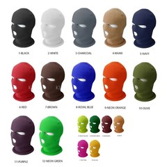 3 Hole Full Face Mask Ski Mask Winter Cap Balaclava Outdoor Beanie Tactical Hat
