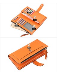 Womens Ladies Leather Clutch Wallet Long Phone Card Holder Case Purse Handbag US