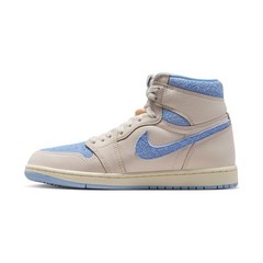 WOMENS AIR JORDAN 1 RETRO HIGH OG_PALE IVORY/PSYCHIC BLUE FD2596-102-SIZE 9.5