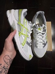 Size 10M/11.5W – Asics Gel 1130 White Green Apple