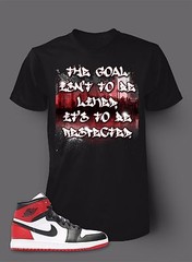 Men’s Graphic Big Tall Pro Club Shaka Hip Tee Shirt For J1 BLACK TOE The Goal T