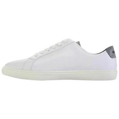 Steve Madden Men Lace Up Sneakers Dixxin Size US 7.5M White Faux Leather