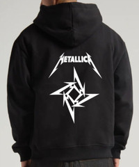 Metallica Heavy Metal Band Men’s Black Zip Hoodie (Multiple Variations)