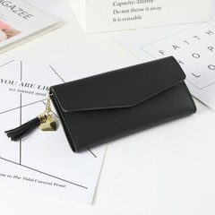 Womens Tassel Wallet Phone Clutch Bag Purses Money Coin Pocket Card Holder Gift