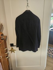 Dolce & Gabbana Men’s 2-Piece Black Pinstripe Suit Size 54 Regular Made Italy
