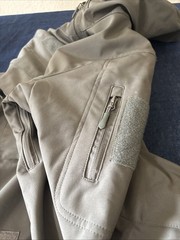 Tactical Jacket Mens Free Soldier Size M Gray Hooded Full Zip